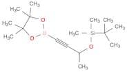 3-(t-Butyldimethylsilyloxy)but-1-ynylboronic acid, pinacol ester