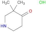 3,3-dimethylpiperidin-4-one hydrochloride