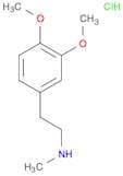 Benzeneethanamine, 3,4-dimethoxy-N-methyl-, hydrochloride (1:1)