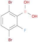 3,6-Dibromo-2-fluorophenylboronic acid