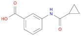 3-[(Cyclopropylcarbonyl)amino]benzoic acid
