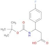 3-{[(tert-butoxy)carbonyl]amino}-3-(4-fluorophenyl)propanoic acid