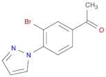 3'-Bromo-4'-(1h-pyrazol-1-yl)acetophenone