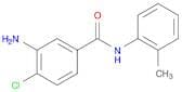 3-Amino-4-chloro-n-(2-methylphenyl)benzamide