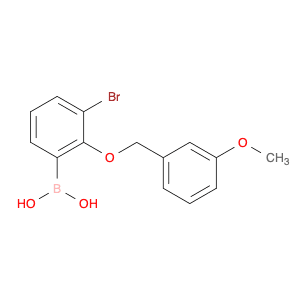 (3-Bromo-2-((3-methoxybenzyl)oxy)phenyl)boronic acid