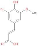 3-Bromo-4-hydroxy-5-methoxycinnamic acid