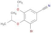 3-Bromo-4-isopropoxy-5-methoxybenzonitrile