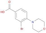 3-Bromo-4-morpholinobenzoic Acid