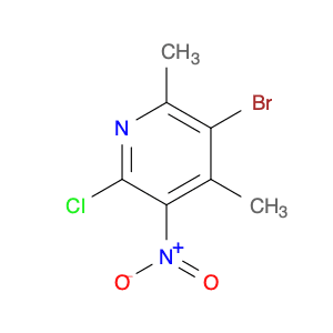 3-Bromo-6-chloro-2,4-dimethyl-5-nitropyridine