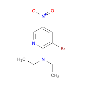 3-Bromo-2-(N,N-diethylamino)-5-nitropyridine