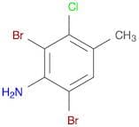 3-Chloro-2,6-dibromo-4-methylaniline