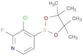 3-CHLORO-2-FLUORO-4-(4,4,5,5-TETRAMETHYL-[1,3,2]DIOXABOROLAN-2-YL)PYRIDINE