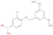 3-Chloro-4-(3',5'-dimethoxybenzyloxy)phenylboronic acid