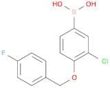 (3-chloro-4-((4-fluorobenzyl)oxy)phenyl)boronic acid