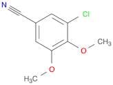 3-CHLORO-4,5-DIMETHOXYBENZONITRILE