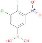 (3-Chloro-4-fluoro-5-nitrophenyl)boronic acid
