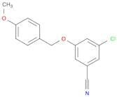 3-Chloro-5-[(4-methoxybenzyl)oxy]benzonitrile