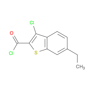 3-Chloro-6-ethyl-1-benzothiophene-2-carbonyl chloride