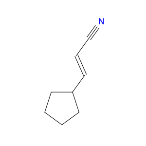 (2E)-3-cyclopentylprop-2-enenitrile