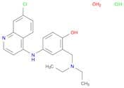 4-[(7-chloroquinolin-4-yl)amino]-2-[(diethylamino)methyl]phenol dihydrate dihydrochloride