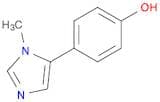 4-(1-methyl-1H-imidazol-5-yl)phenol