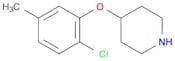 4-(2-Chloro-5-methylphenoxy)piperidine