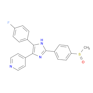 4-(4-Fluorophenyl)-2-(4-methylsulfinylphenyl)-5-(4-pyridyl)-1H-imidazole