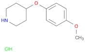 4-(4-Methoxyphenoxy)piperidine, HCl