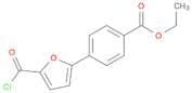 4-(5-CHLOROCARBONYL-FURAN-2-YL)-BENZOIC ACID ETHYL ESTER