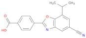 4-(5-Cyano-7-isopropylbenzo[d]oxazol-2-yl)benzoic acid