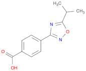 4-[5-(1-Methylethyl)-1,2,4-oxadiazol-3-yl]benzoic acid
