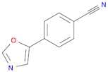 4-(1,3-Oxazol-5-yl)benzonitrile