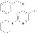 4-BENZYLOXY-5-BROMO-2-(PIPERIDIN-1-YL)PYRIMIDINE