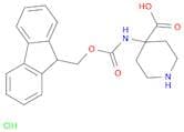 4-(9H-Fluoren-9-ylmethoxycarbonylamino)-piperidine-4-carboxylic acid, HCl