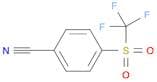 4-(TRIFLUOROMETHYLSULFONYL)BENZONITRILE