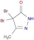 4,4-Dibromo-3-methyl-2-pyrazolin-5-one