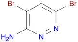4,6-dibromopyridazin-3-amine