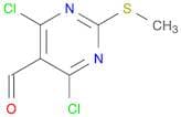 4,6-Dichloro-2-(methylthio)pyrimidine-5-carbaldehyde