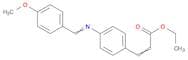 4-[(4-METHOXYBENZYLIDENE)AMINO]CINNAMIC ACID ETHYL ESTER