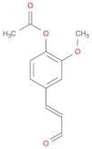 (2E)-3-[4-(Acetyloxy)-3-methoxyphenyl]-2-propenal