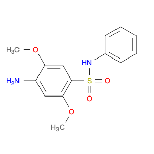 4-Amino-2,5-dimethoxy-N-phenylbenzenesulphonamide