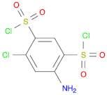 4-Amino-6-chloro-benzene-1,3-disulfonyl dichloride