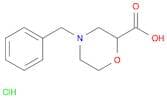 4-Benzyl-2-morpholinecarboxylic acid, HCl