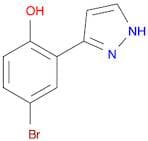 4-Bromo-2-(1H-pyrazol-3-yl)phenol