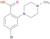 4-Bromo-2-(4-methyl-1-piperazinyl)benzoic Acid