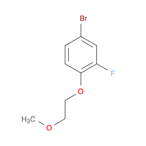 4-Bromo-2-fluoro-1-(2-methoxyethoxy)benzene