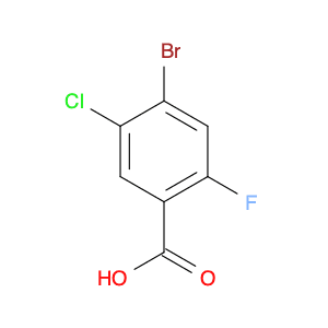 4-Bromo-5-chloro-2-fluorobenzoic acid
