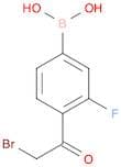 4-Bromoacetyl-3-fluorophenylboronic acid