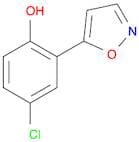 4-Chloro-2-(5-isoxazolyl)phenol