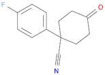 1-(4-Fluorophenyl)-4-oxocyclohexane-1-carbonitrile